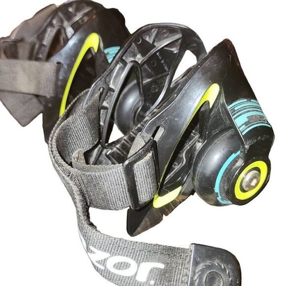 Razor Jetts Heel Wheels Heelys Adjustable Strap Onto Shoes Skates - Picture 3 of 4